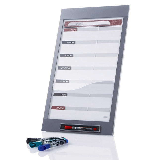 Quartet Inview Custom Whiteboard, 20.5 x 12 Inches.5 Inch Graphite Frame (72984)