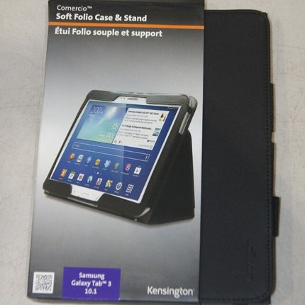 Kensington Comercio Soft Folio Case & Stand for Galaxy Tab 3,10.1'' - Black