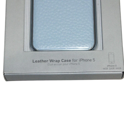 Adopted Leather Wrap Case for iPhone 5 - Moonlight/Silver