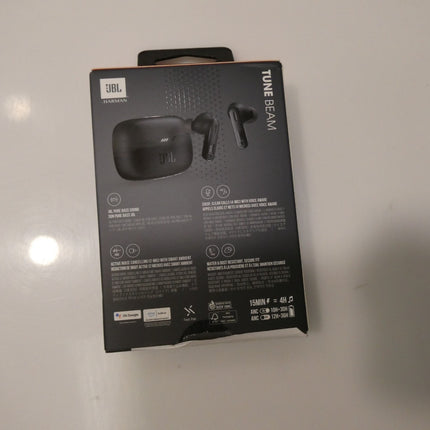 JBL Tune Beam True Wireless Stereo Earbuds, Black