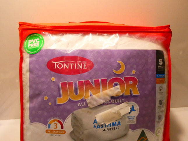 Tontine T4880 Junior Quilt, Single - White