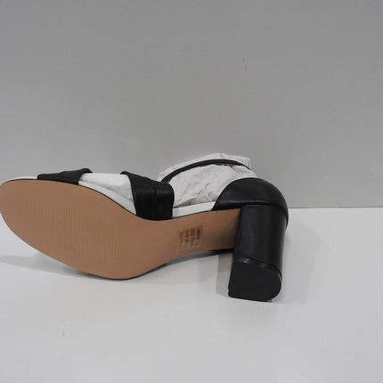 Nude Women’s Thalia Fashion Sandals, Multicolour (Black/White), 9 AU (39 EU)