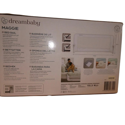 Dreambaby Maggie Toddler Bed Rails Guard Foldable & Portable Bed Safety Barrier