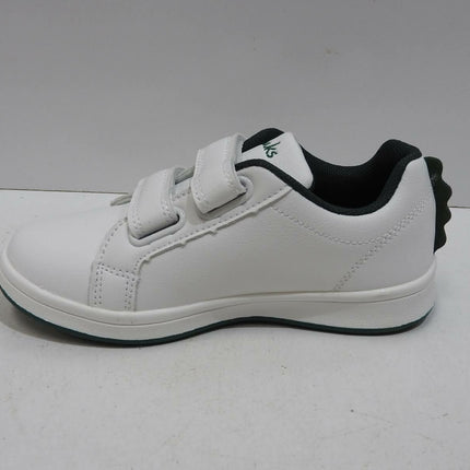 Clarks Kids Dewey White/Green E+ 28 E