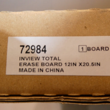 Quartet Inview Custom Whiteboard, 20.5 x 12 Inches.5 Inch Graphite Frame (72984)