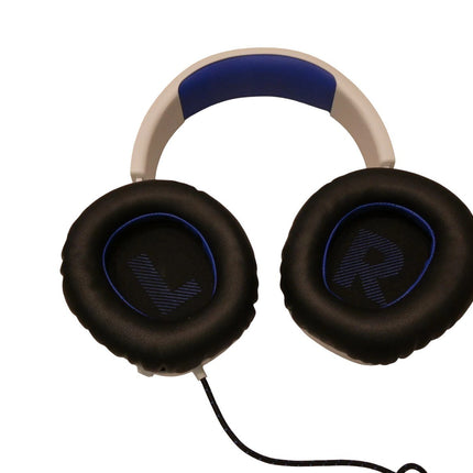 JBL Quantum 100P PS Version Headset, White Blue