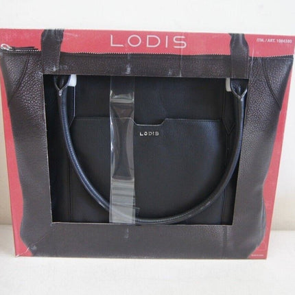 Lodis Kiera Leather Tote 1084380 - Black