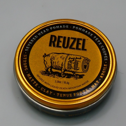 Reuzel Liquid Death Severed Head Pomade - Hair Pomade for Men with Argan Oil and
