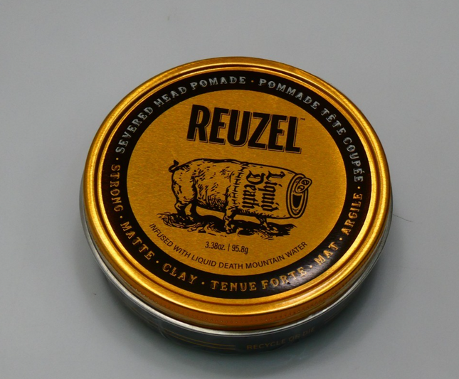 Reuzel Liquid Death Severed Head Pomade - Hair Pomade for Men with Argan Oil and