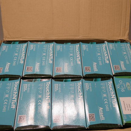 Ansell TouchNTuff 92-600 Nitrile Gloves (10 x Pack Of 100)