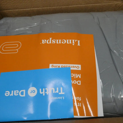 Linenspa All-Season Reversible Down Alternative Quilted Comforter - Stone/Charco