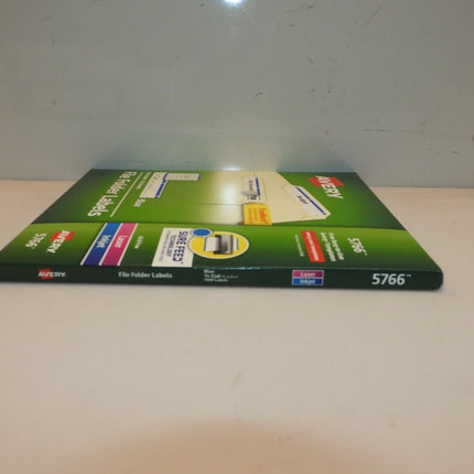 Avery Blue File Folder Labels for Laser & Inkjet Printers w/ TrueBlock Technolog