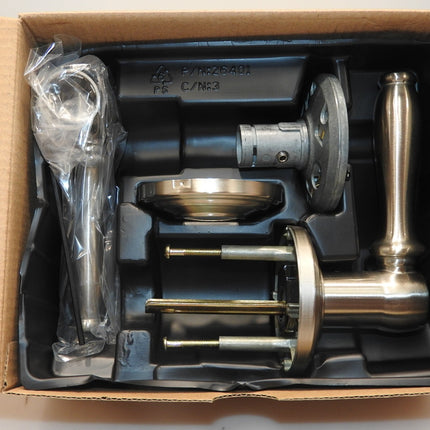 Kwikset Ashfield Hall/Closet Lever in Satin Nickel