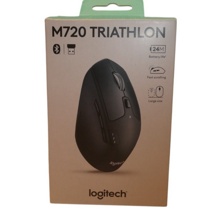 Logitech M720 Triathlon Multi-device Wireless 8 Buttons PC Mac Android Mouse