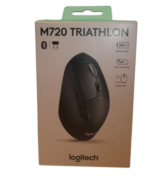 Logitech M720 Triathlon Multi-device Wireless 8 Buttons PC Mac Android Mouse