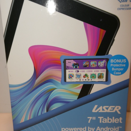 Laser 7" Android 10 Tablet - Quad-Core, IPS Display, Bluetooth, Expandable Stora