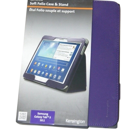 Kensington Comercio Soft Folio Case & Stand for Galaxy Tab 3, 10.1'' - Plum