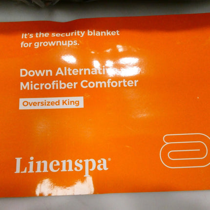 LINENSPA Reversible Down Alternative Comforter and Duvet Insert - All-Season Com