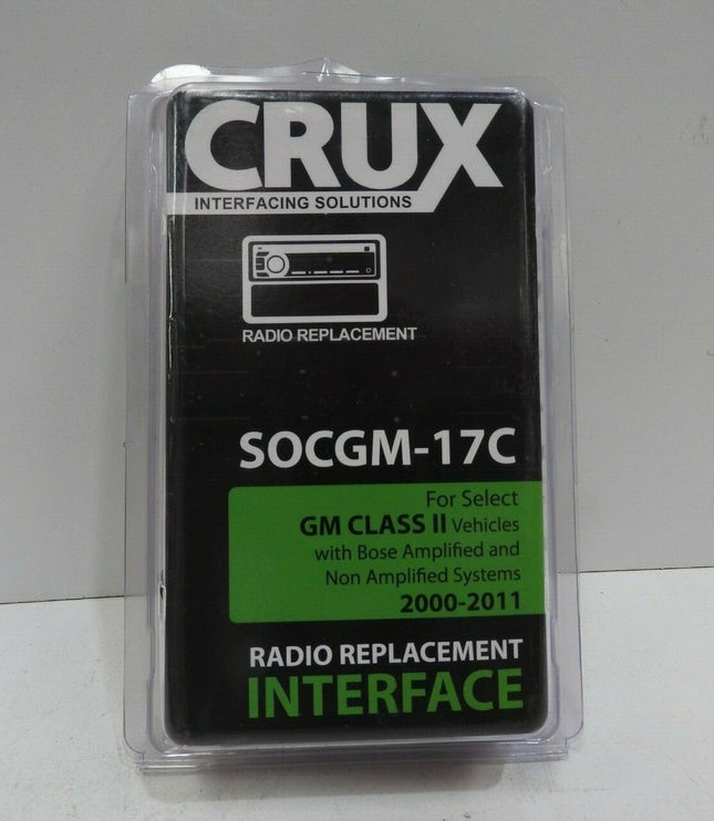 Crux SOCGM-17C Radio Replacement Interface with Chime for GM Class II Bose Ampli