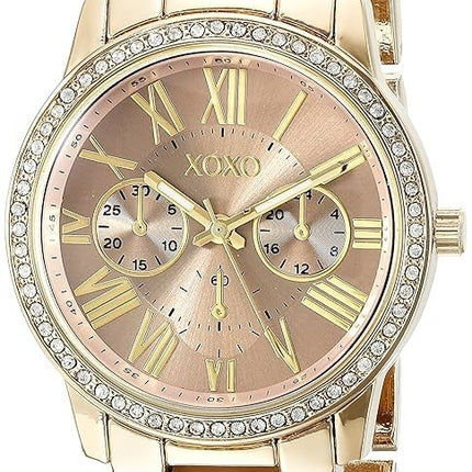 XOXO Analogue Yellow and Rose Gold Women's Watch - XO5873