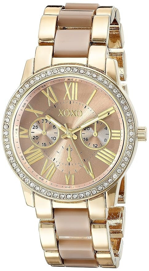 XOXO Analogue Yellow and Rose Gold Women's Watch - XO5873