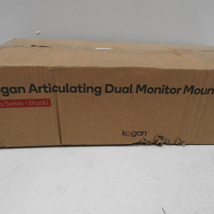 Kogan Articulating Dual Monitor Mount (Ostia Series - Black)