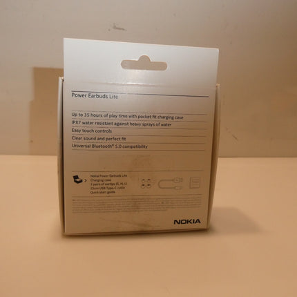 Nokia Power Earbuds Lite Wireless Headphones Bluetooth In Ear Mic Waterproof