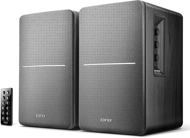 Edifier R1280DB Bluetooth Powered Bookshelf Speakers 42W RMS Optical Input Black