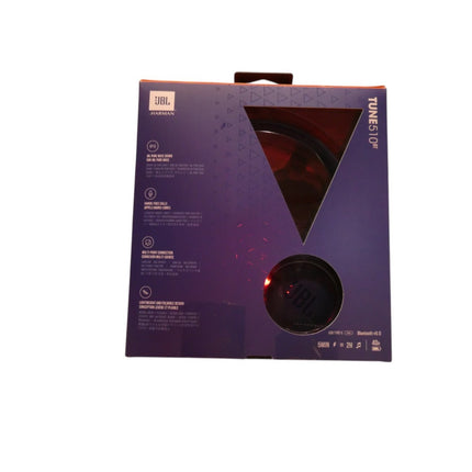 JBL Tune 510 Wireless On-Ear Headphones, Blue