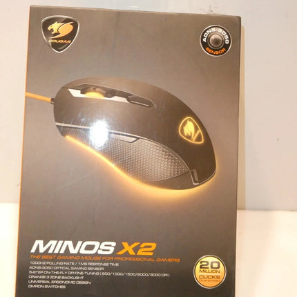 Cougar Minos X2 Wired USB Optical Gaming Mouse with 3000 DPI