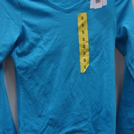 27 x Ellen Tracy Woman's Full T-Shirt Teal T-Shirt Size - S