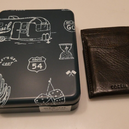 Fossil Andrew Black Card Case ML4173001