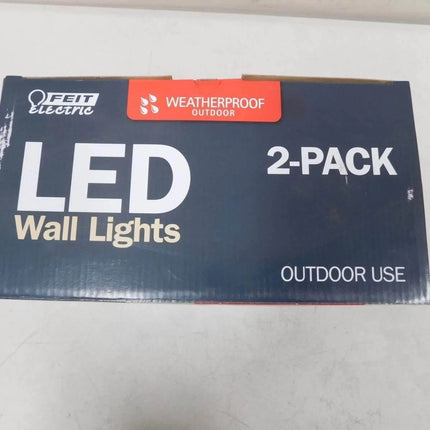 Feit Electric LED Wall Lights 2 Pack Outdoor Use