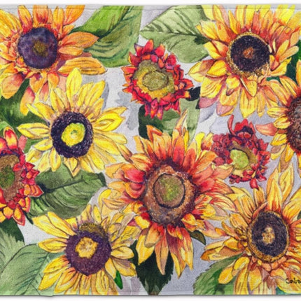 Caroline's Treasures 8766CMT Sunflower Kitchen or Bath Mat 20" by 30" Multi