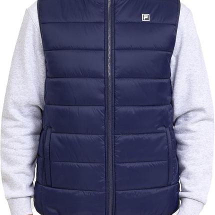 FILA Unisex Adult's Aldo Uni Puffer Jacket, New Navy, Large