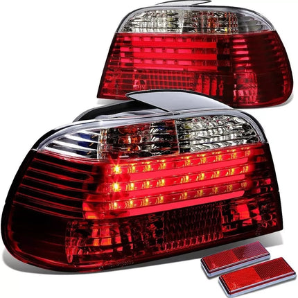 DNA MOTORING TL-E3895-LB-RD-CL Tail Light Assembly, Driver and Passenger Side