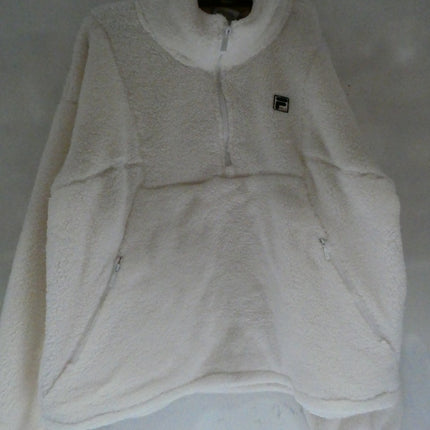 FILA Women's Monika Quarter Zip, Arctic White, XX-Large