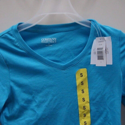 36 x Ellen Tracy Woman's Full T-Shirt Teal T-Shirt Size - M