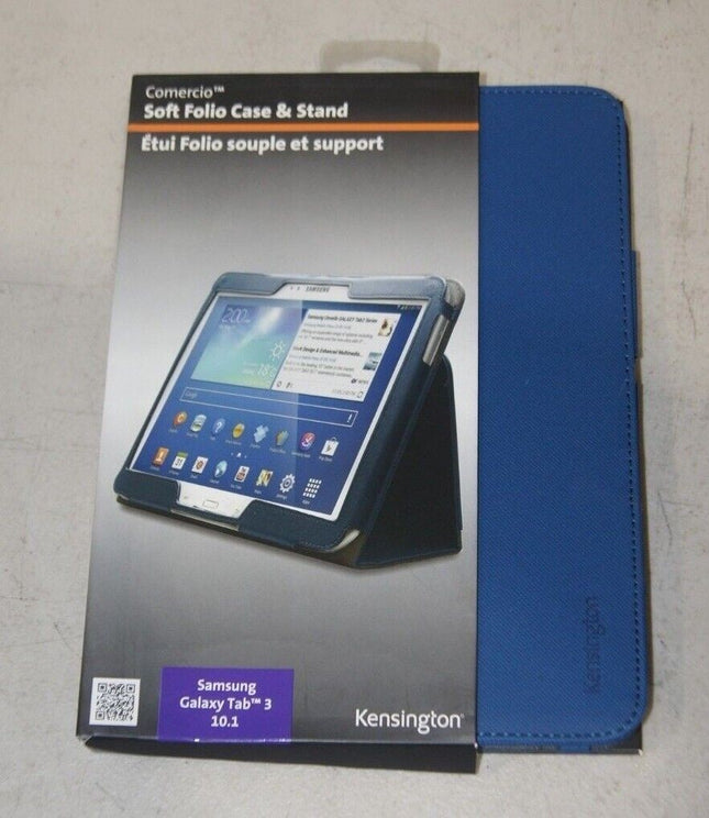 Kensington Comercio Soft Folio Case & Stand for Galaxy Tab 3,10.1'' - Denim Blue