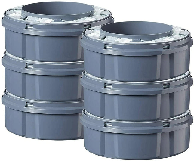 TOMMEE TIPPEE Twist and Click Nappy Disposal System Refill Cassettes (6 Pack)