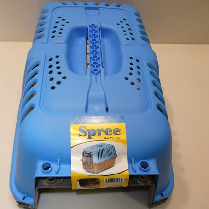 Pet Carrier: Hard-Sided Dog Carrier, Cat Carrier, Small Animal Carrier in Blue