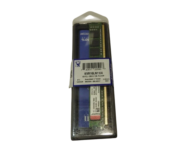 Kingston Technology 4GB 1600MHz DDR3L Non-ECC CL11 DIMM 1.35V Memory KVR16LN11/4