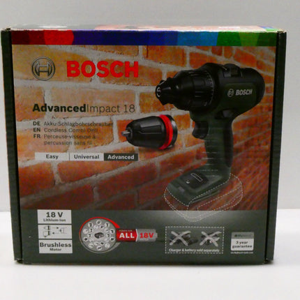 Bosch Cordless Brushless Hammer Impact Drill AdvancedImpact 18 (Without Battery,