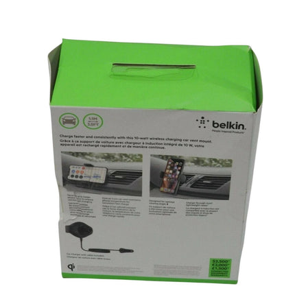 Belkin 10W Wireless Charging Qi Compatible Car Vent Mount Mobile Phone Charge