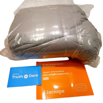 Linenspa All-Season Reversible Down Alternative Quilted Comforter - Hypoallergen