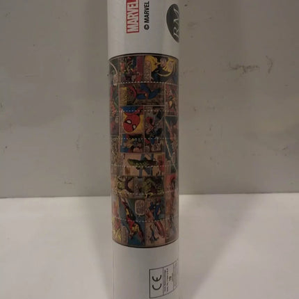 RoomMates JL1290M Ultra-Strippable Marvel Classics Comic Panel Mural, 6-Feet x 1