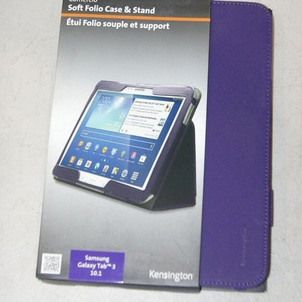 Kensington Comercio Soft Folio Case & Stand for Galaxy Tab 3, 10.1'' - Plum