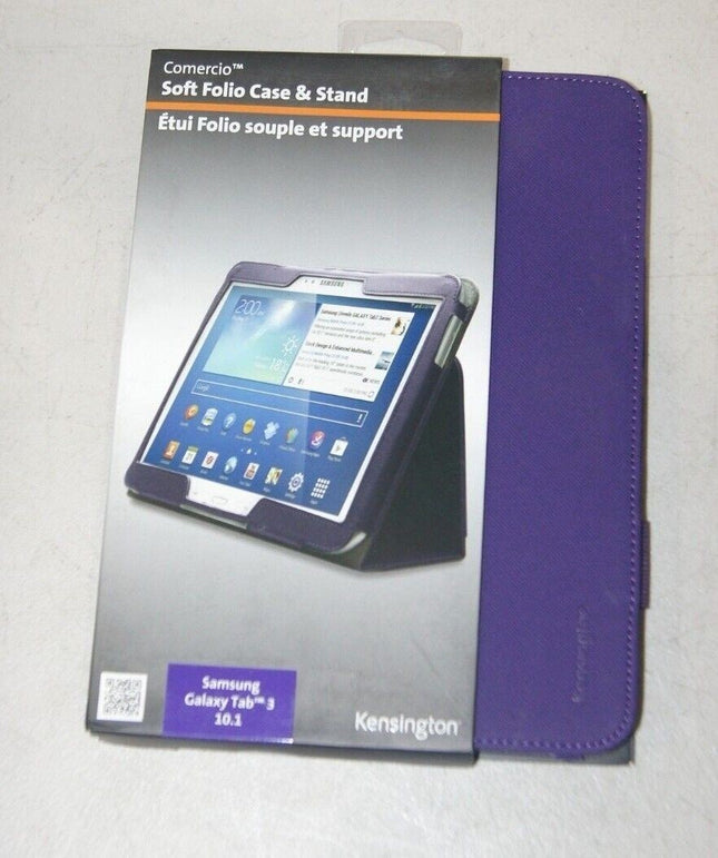 Kensington Comercio Soft Folio Case & Stand for Galaxy Tab 3, 10.1'' - Plum
