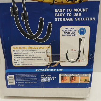 Seattle Sports Kayak Wall Cradle Hooks
