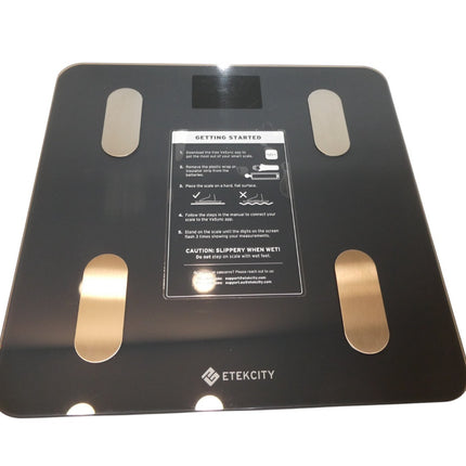 Etekcity Smart Wifi Scale for Body Weight, Black